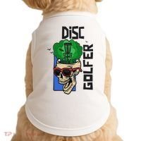Funny Disc Golf on the Brain - Disc Golf Doggie Tank thumb 0