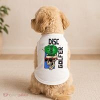 Funny Disc Golf on the Brain - Disc Golf Doggie Tank thumb 2