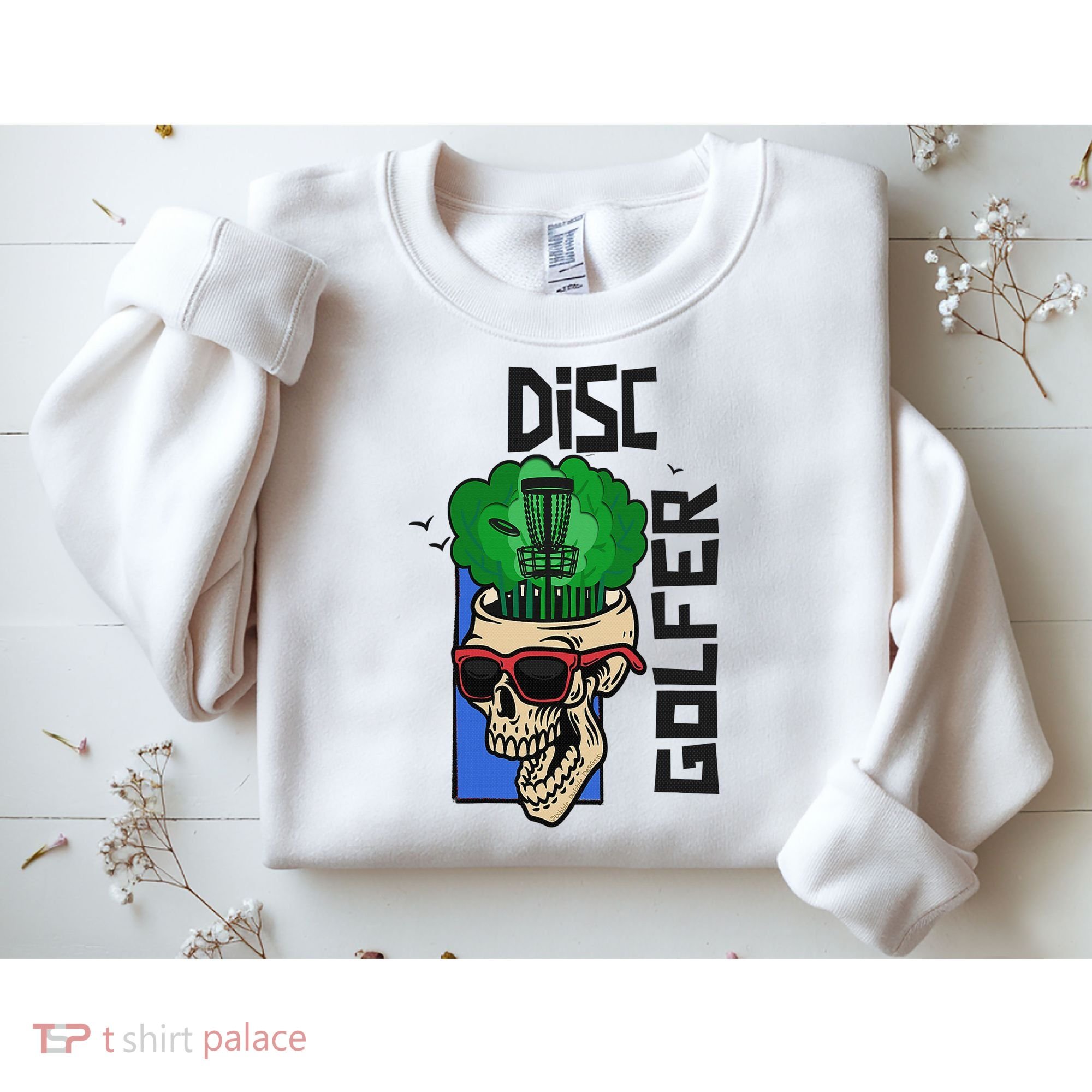 Funny Disc Golf on the Brain - Disc Golf Sweatshirt