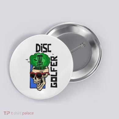 Funny Disc Golf on the Brain - Disc Golf Button