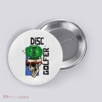 Funny Disc Golf on the Brain - Disc Golf Button thumb 0