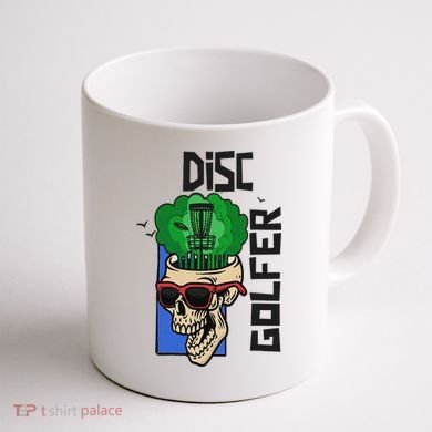 Funny Disc Golf on the Brain - Disc Golf Coffee Mug back