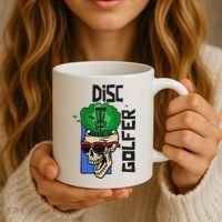 Funny Disc Golf on the Brain - Disc Golf Coffee Mug thumb 3