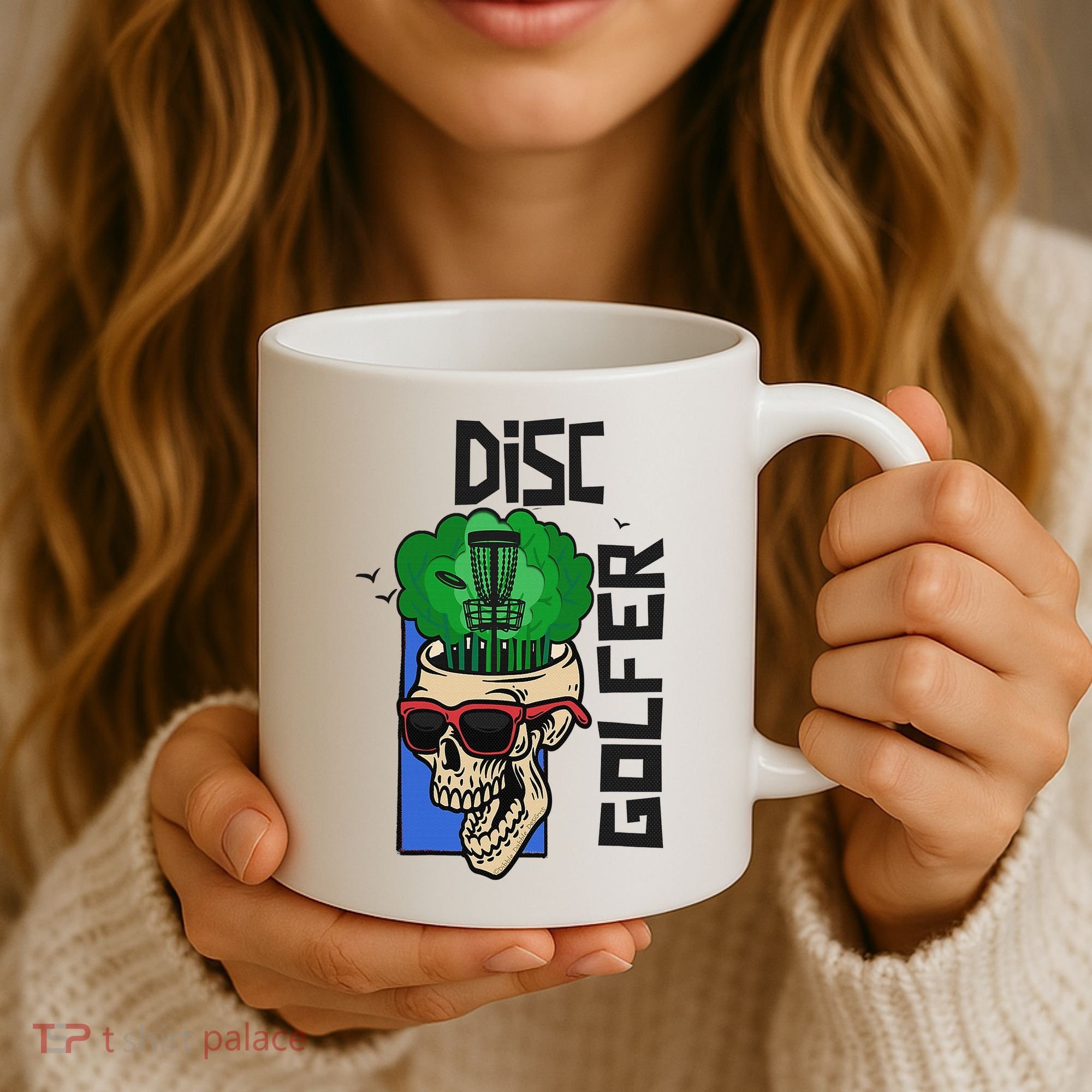 Funny Disc Golf on the Brain - Disc Golf Coffee Mug