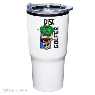 Funny Disc Golf on the Brain - Disc Golf Tumbler