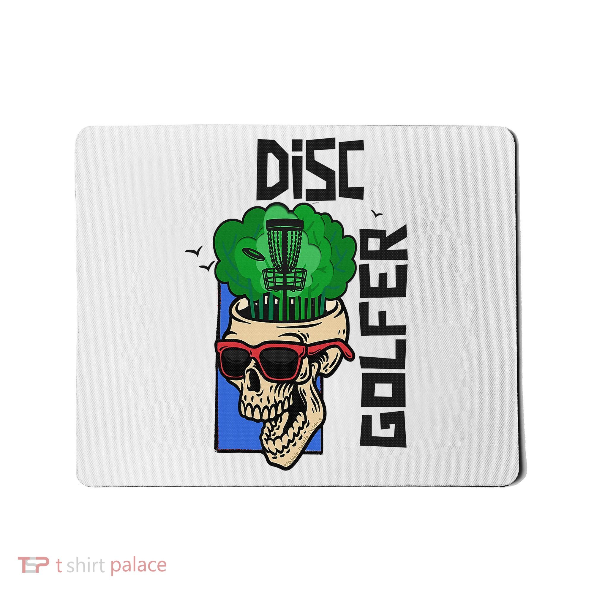 Funny Disc Golf on the Brain - Disc Golf Mousepad