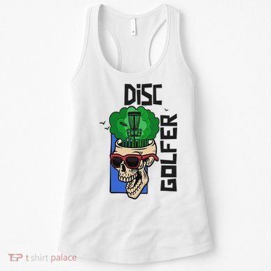 Funny Disc Golf on the Brain - Disc Golf Women's Tank Top