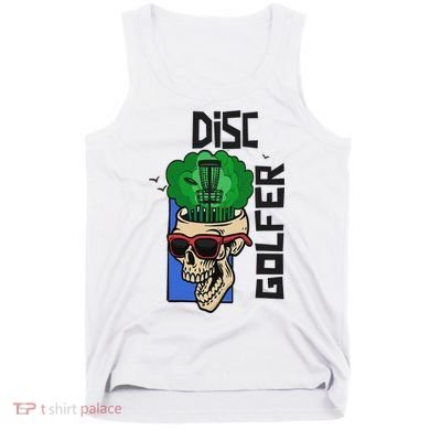 Funny Disc Golf on the Brain - Disc Golf Tank Top