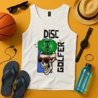 Funny Disc Golf on the Brain - Disc Golf Tank Top thumb 4