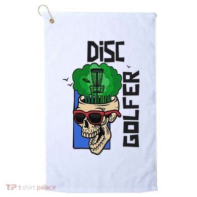 Funny Disc Golf on the Brain - Disc Golf Golf Towel