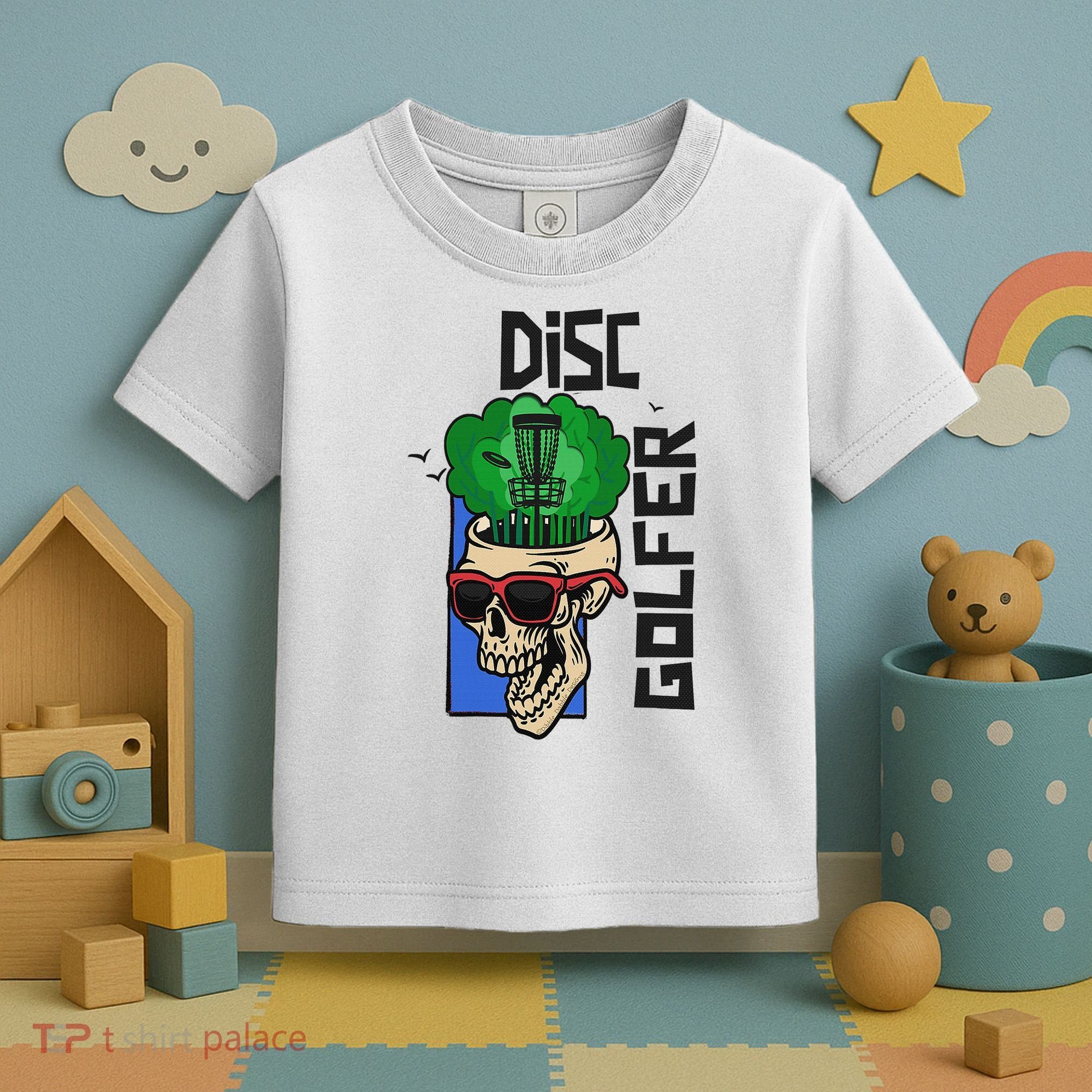Funny Disc Golf on the Brain - Disc Golf Toddler T-Shirt