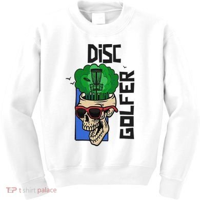 Funny Disc Golf on the Brain - Disc Golf Kids Sweatshirt