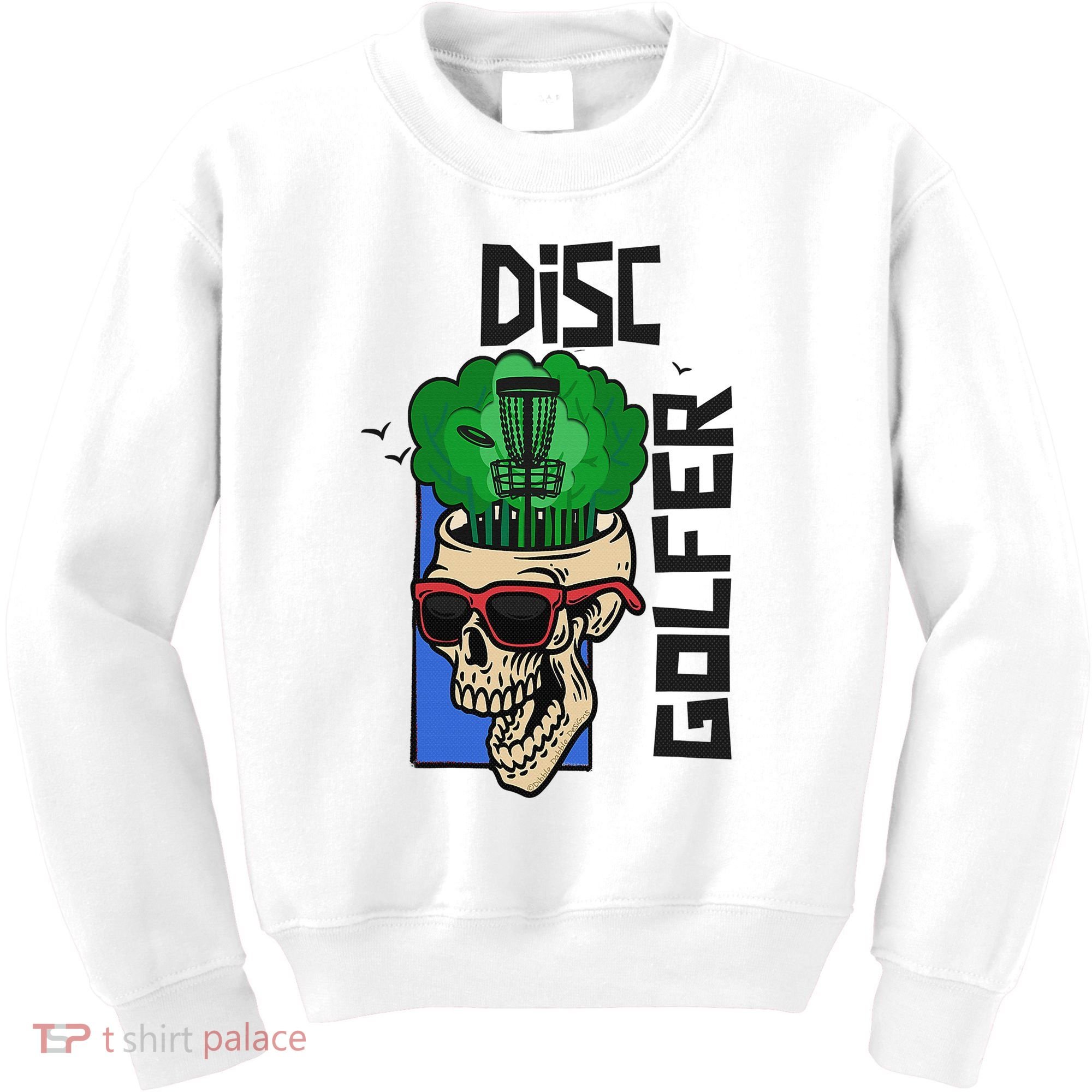 Funny Disc Golf on the Brain - Disc Golf Kids Sweatshirt