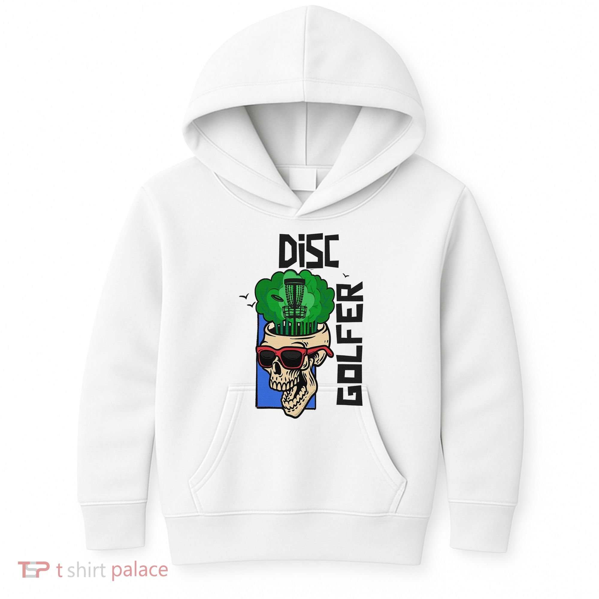Funny Disc Golf on the Brain - Disc Golf Kids Hoodie