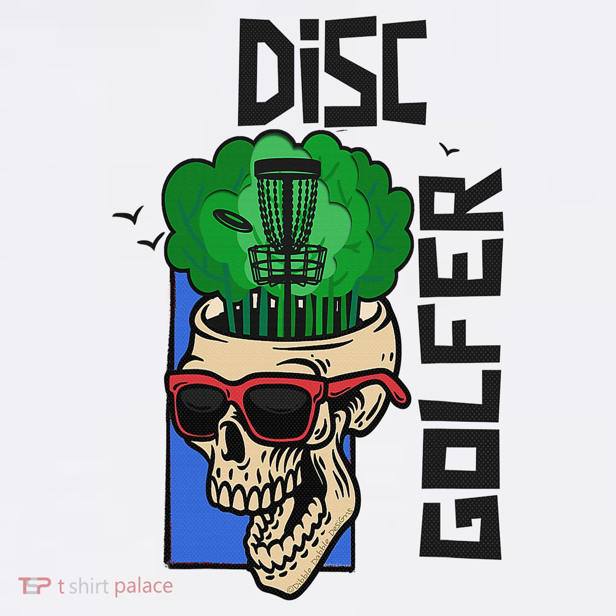 Funny Disc Golf on the Brain - Disc Golf Kids Long Sleeve Shirt