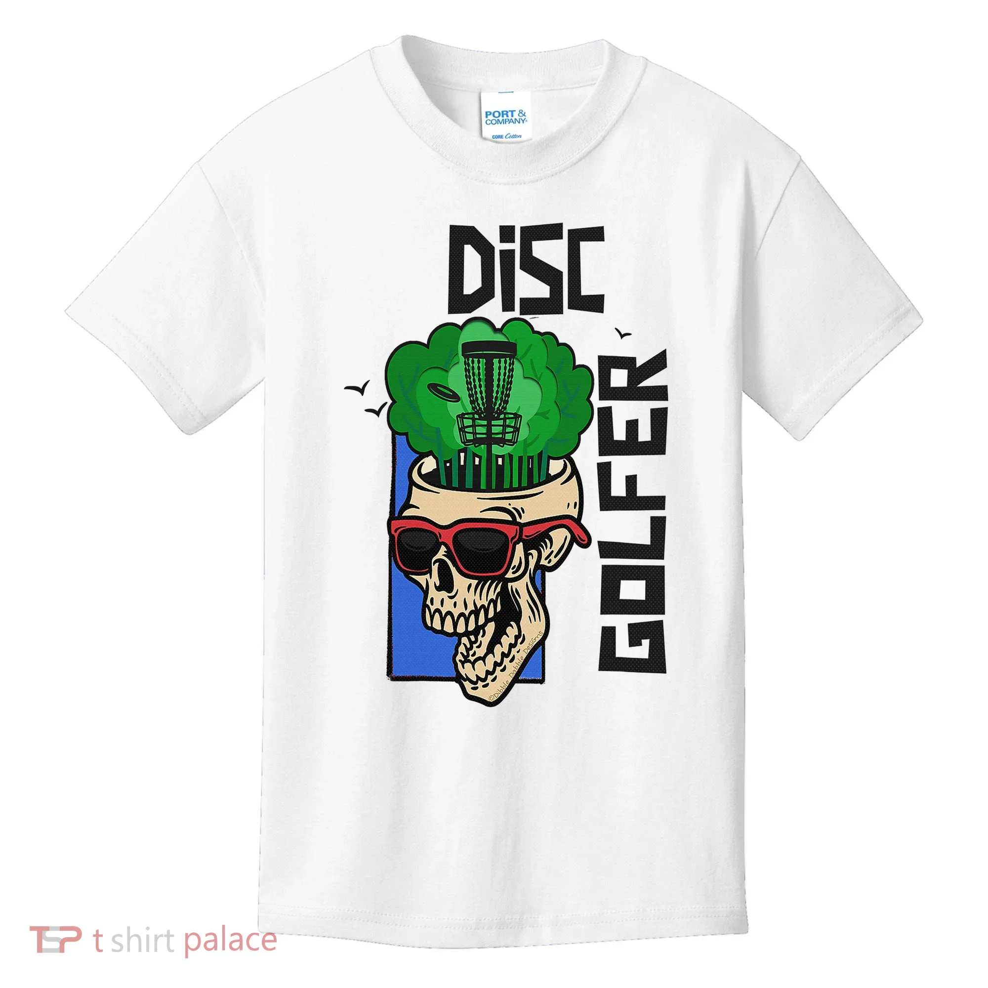 Funny Disc Golf on the Brain - Disc Golf Kids T-Shirt