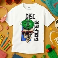 Funny Disc Golf on the Brain - Disc Golf Kids T-Shirt thumb 3