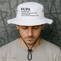 Fupa Definition Gift , FUPA Defined ,Fupa Definition Dad Gift, Mature Living My Bucket Hat thumb 2