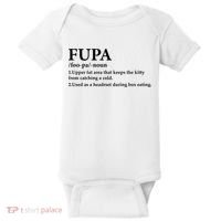 Fupa Definition Gift , FUPA Defined ,Fupa Definition Dad Gift, Mature Living My Baby Bodysuit thumb 0