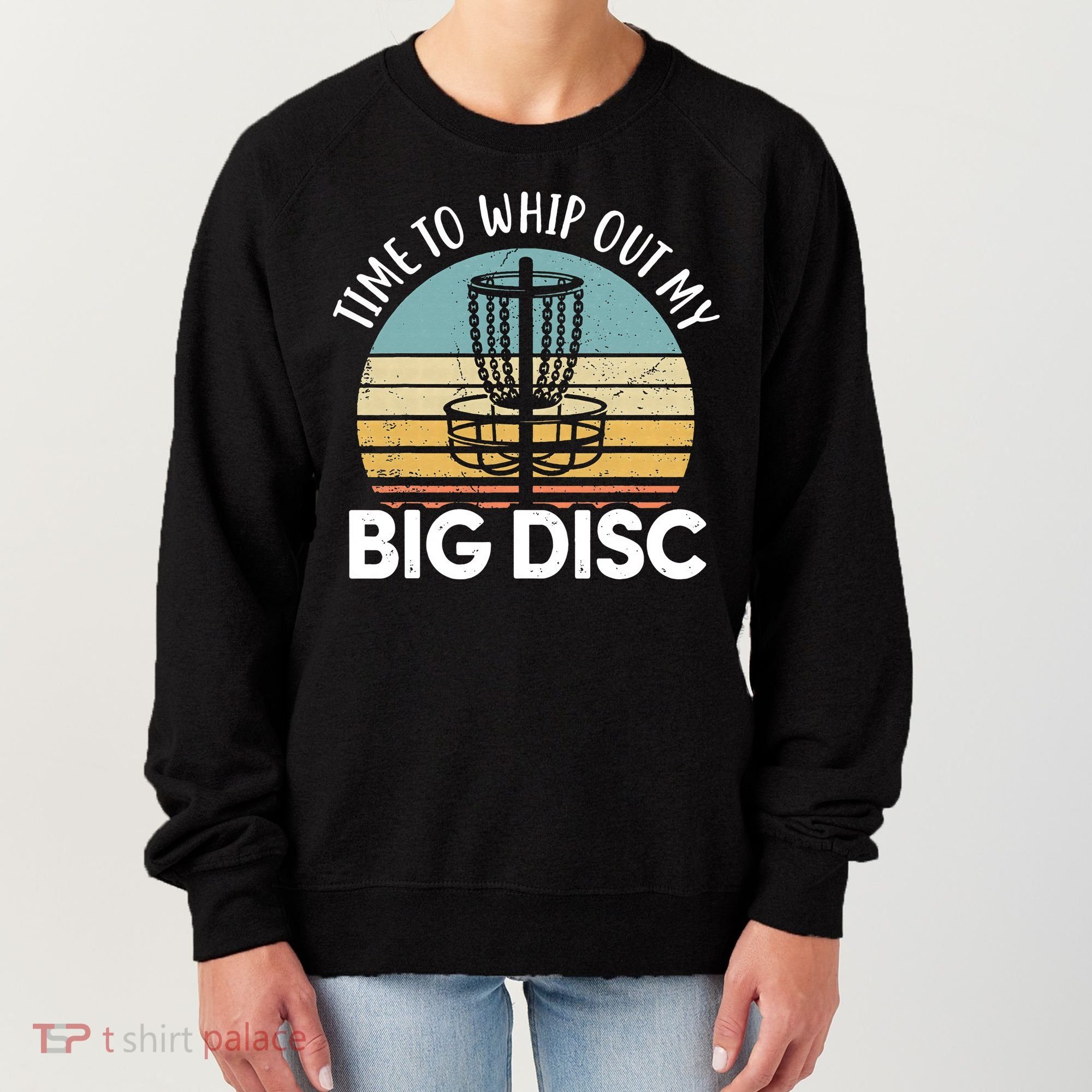 Funny Disc Golf Art For  Flying Disc Sport Players Women's Sweatshirt