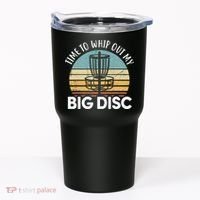 Funny Disc Golf Art For  Flying Disc Sport Players Tumbler thumb 0