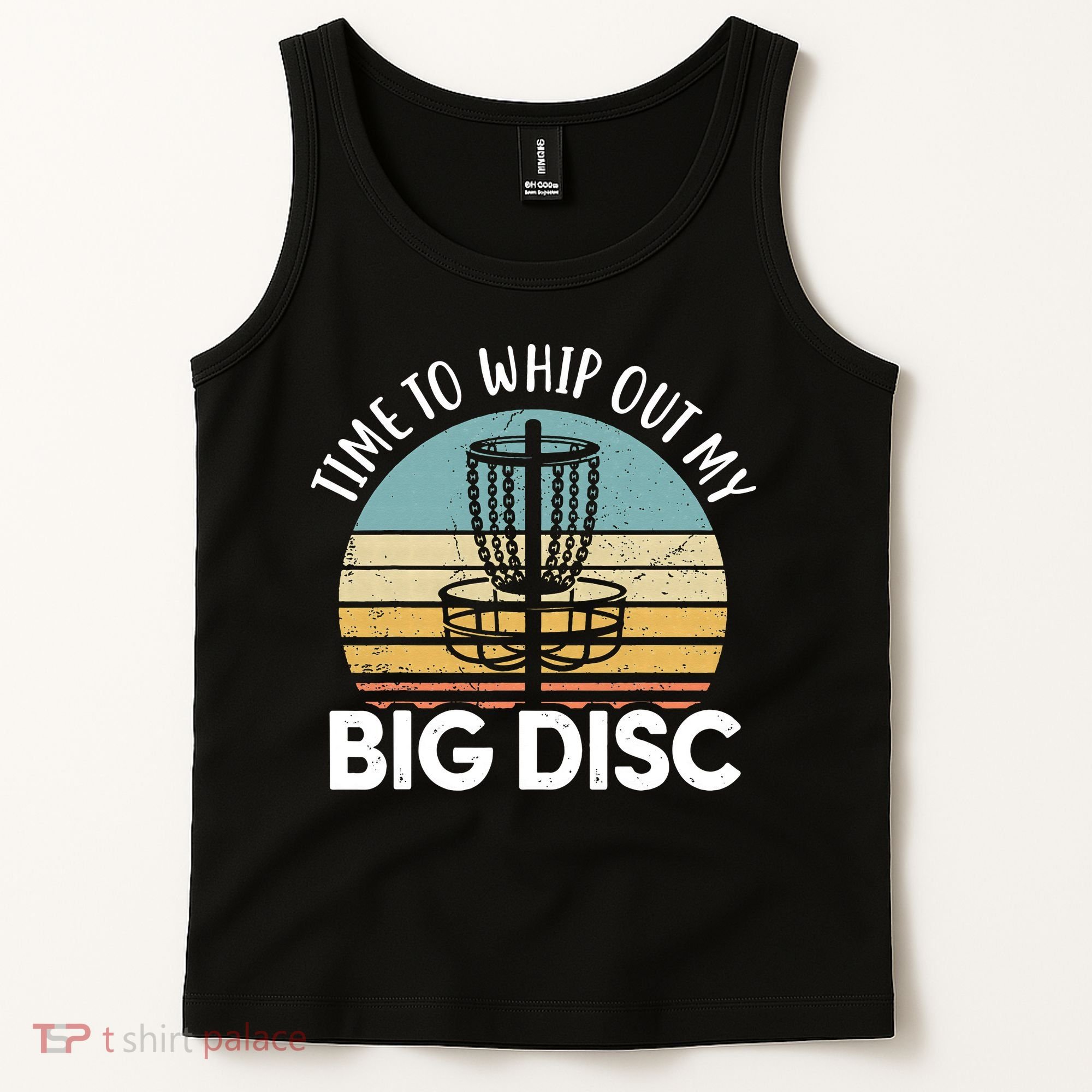 Funny Disc Golf Art For  Flying Disc Sport Players Tank Top