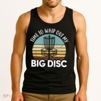 Funny Disc Golf Art For  Flying Disc Sport Players Tank Top thumb 3