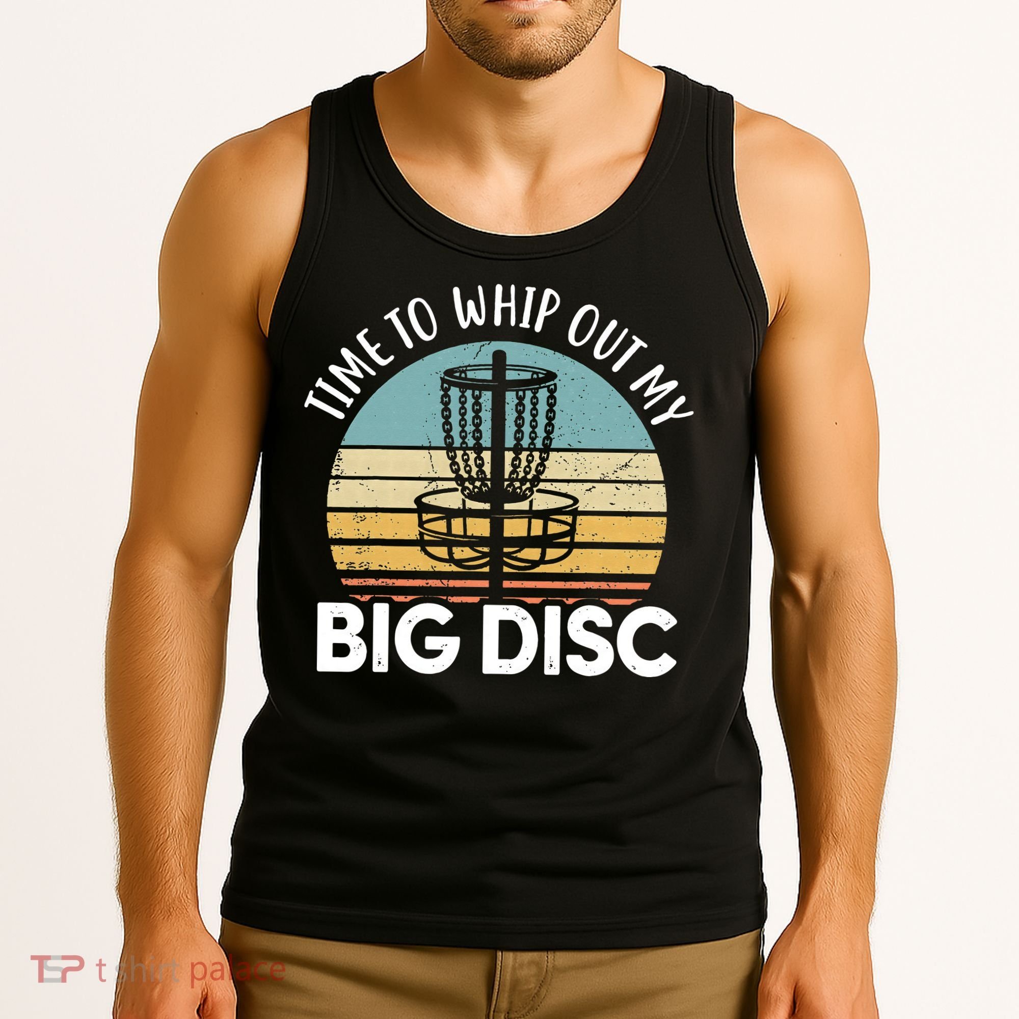 Funny Disc Golf Art For  Flying Disc Sport Players Tank Top