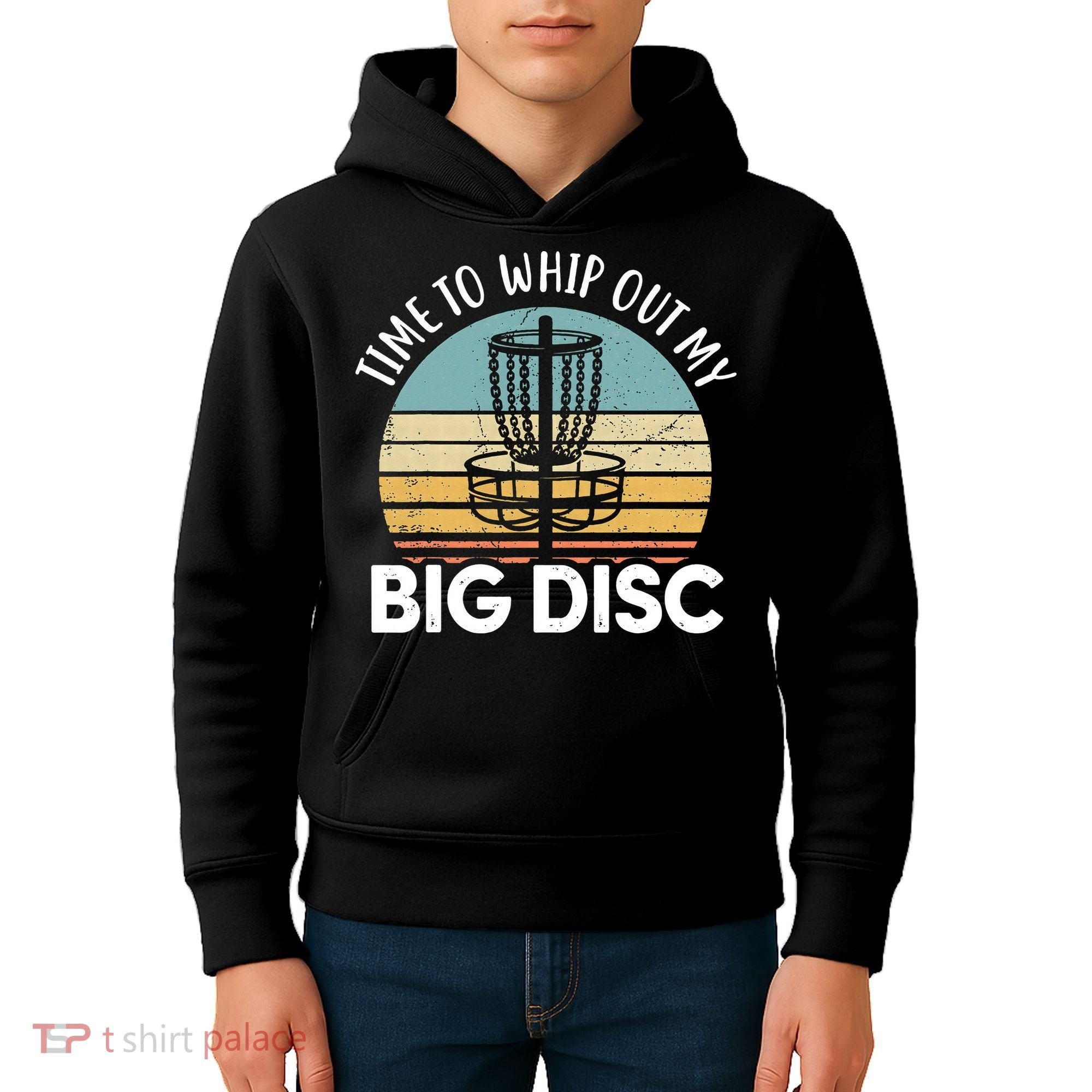 Funny Disc Golf Art For  Flying Disc Sport Players Kids Hoodie