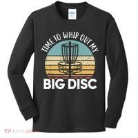 Funny Disc Golf Art For  Flying Disc Sport Players Kids Long Sleeve Shirt thumb 0