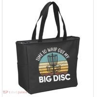 Funny Disc Golf Art For  Flying Disc Sport Players Tote Bag thumb 2