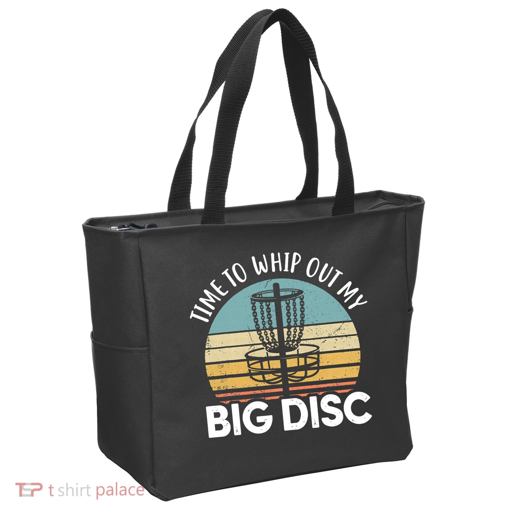 Funny Disc Golf Art For  Flying Disc Sport Players Tote Bag