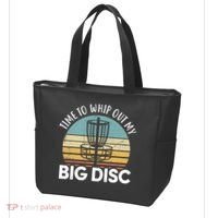 Funny Disc Golf Art For  Flying Disc Sport Players Tote Bag thumb 3