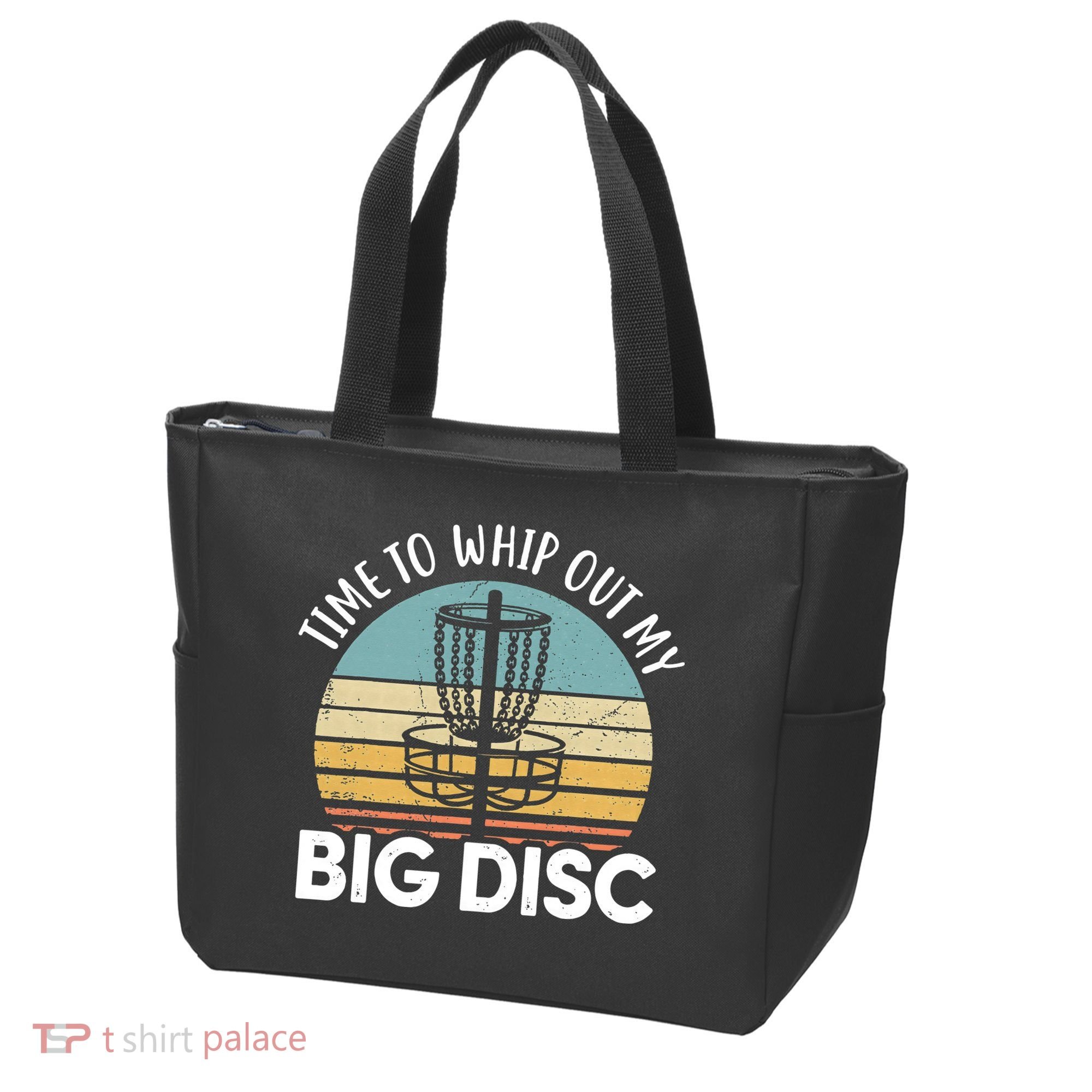 Funny Disc Golf Art For  Flying Disc Sport Players Tote Bag