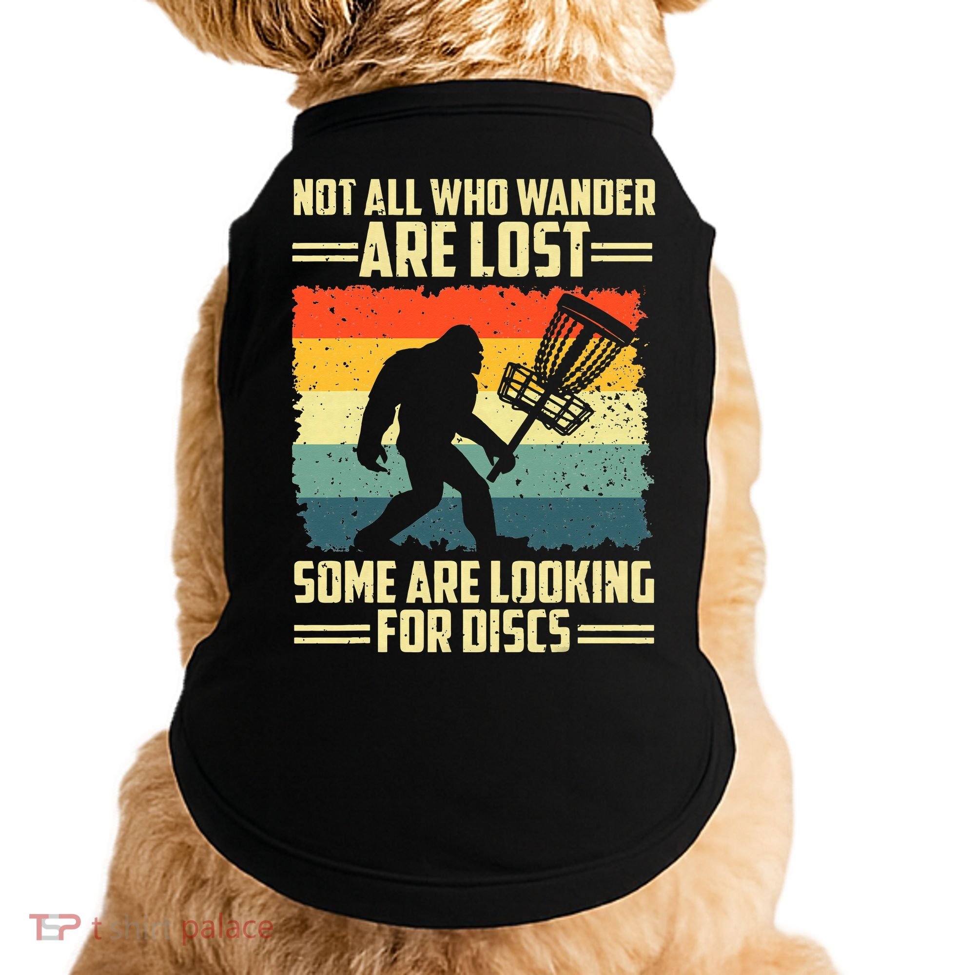 Funny Disc Golf Bigfoot For Disc Golf Players Doggie Tank