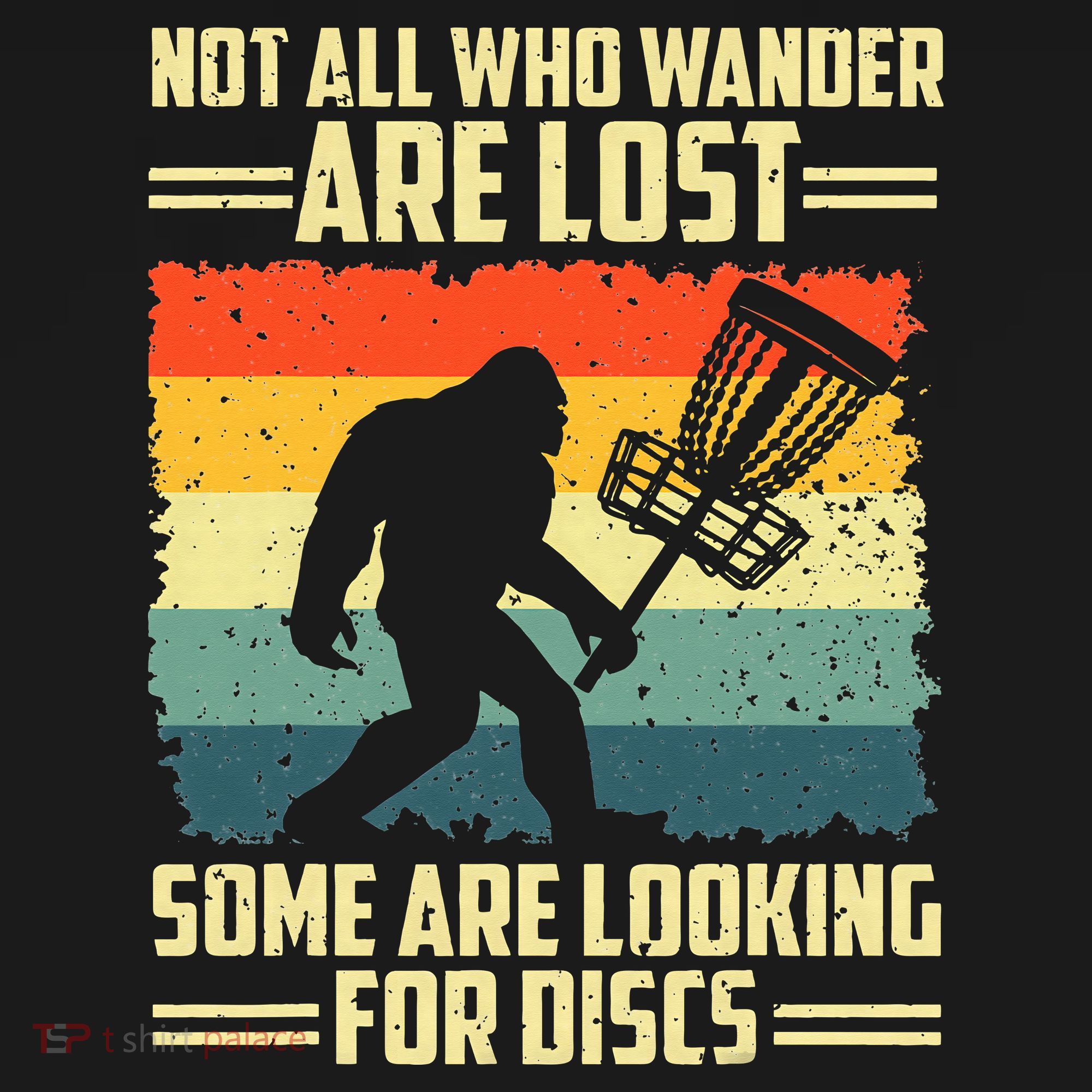 Funny Disc Golf Bigfoot For Disc Golf Players USA-Made Doggie Bandana