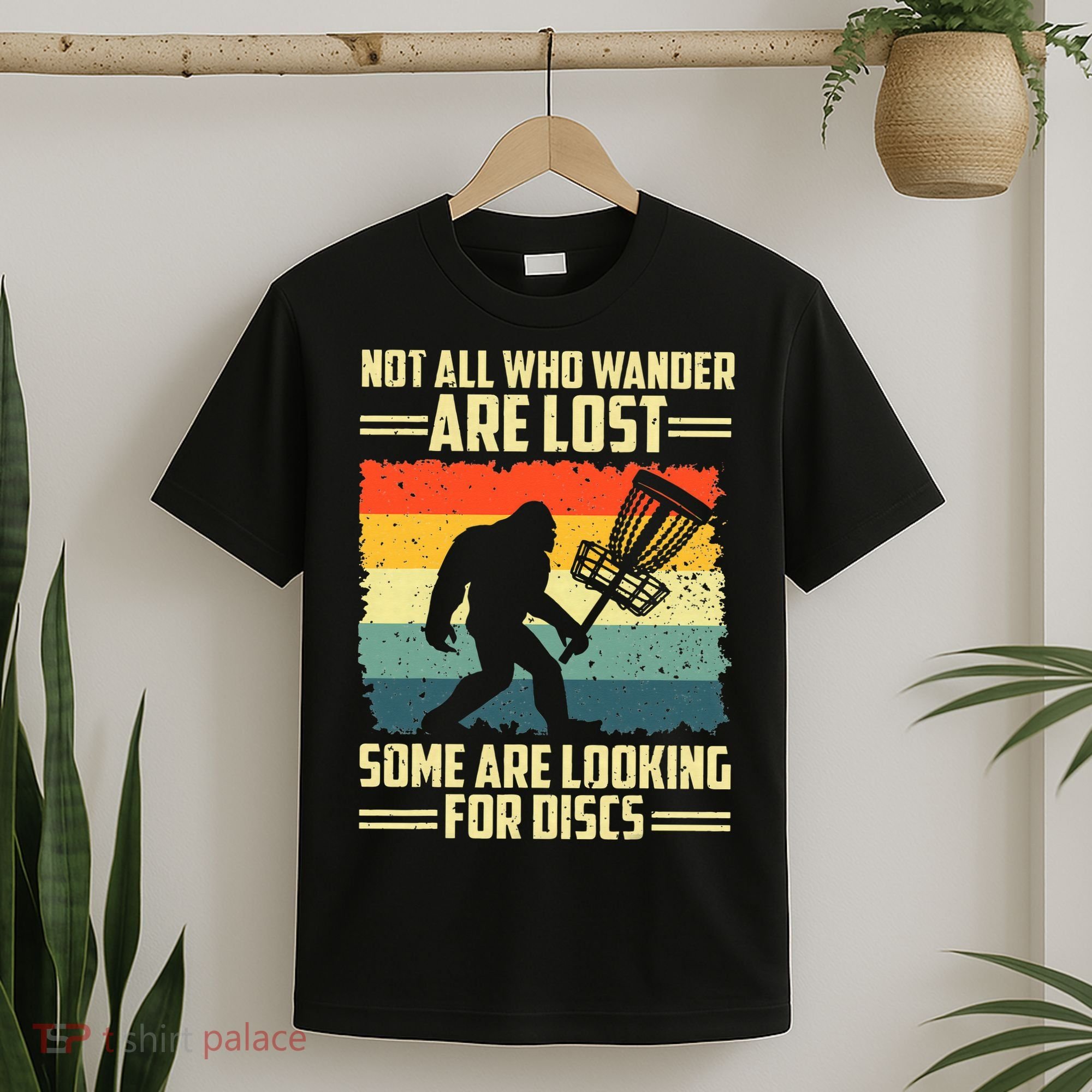 Funny Disc Golf Bigfoot For Disc Golf Players T-Shirt