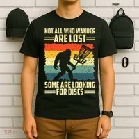 Funny Disc Golf Bigfoot For Disc Golf Players T-Shirt thumb 6