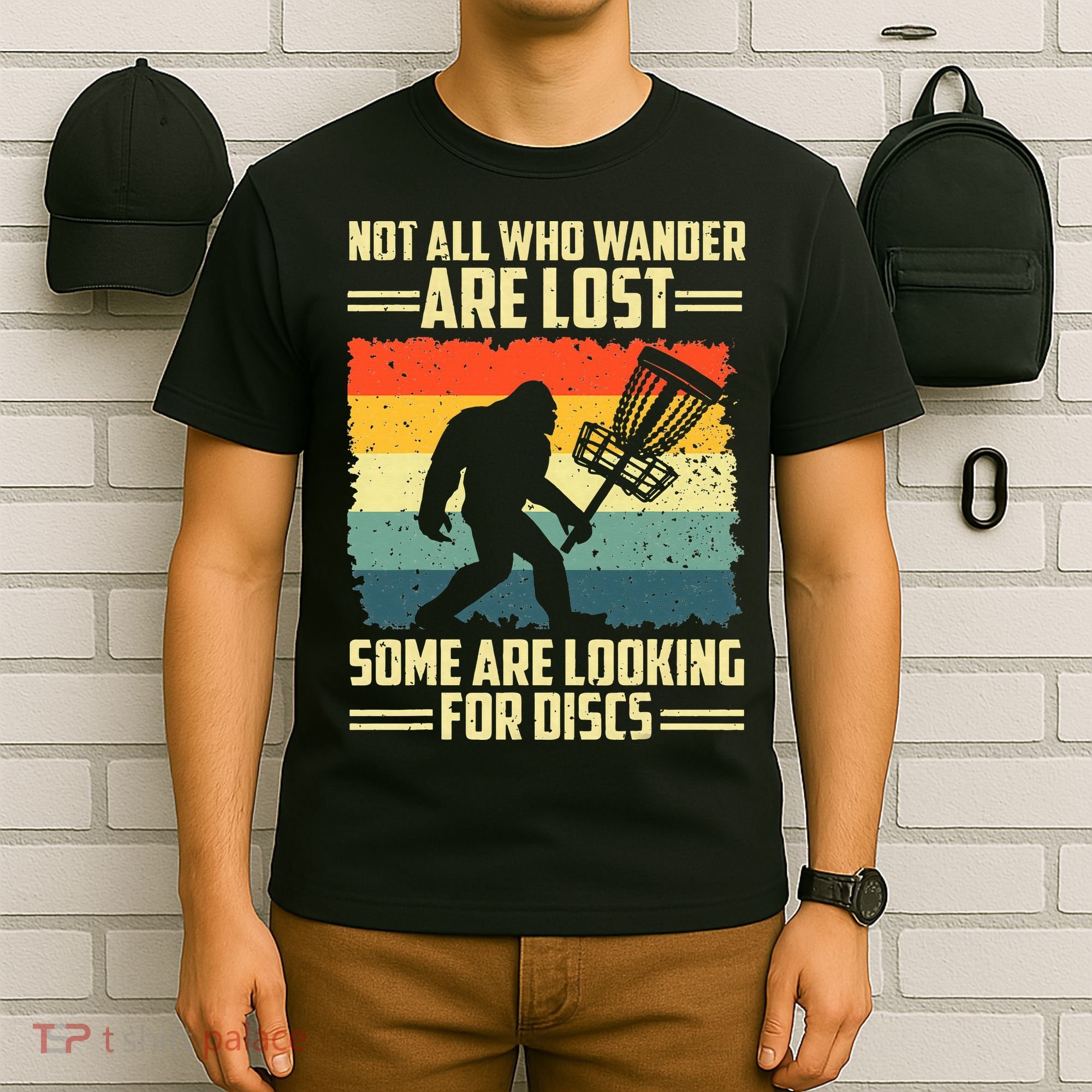 Funny Disc Golf Bigfoot For Disc Golf Players T-Shirt