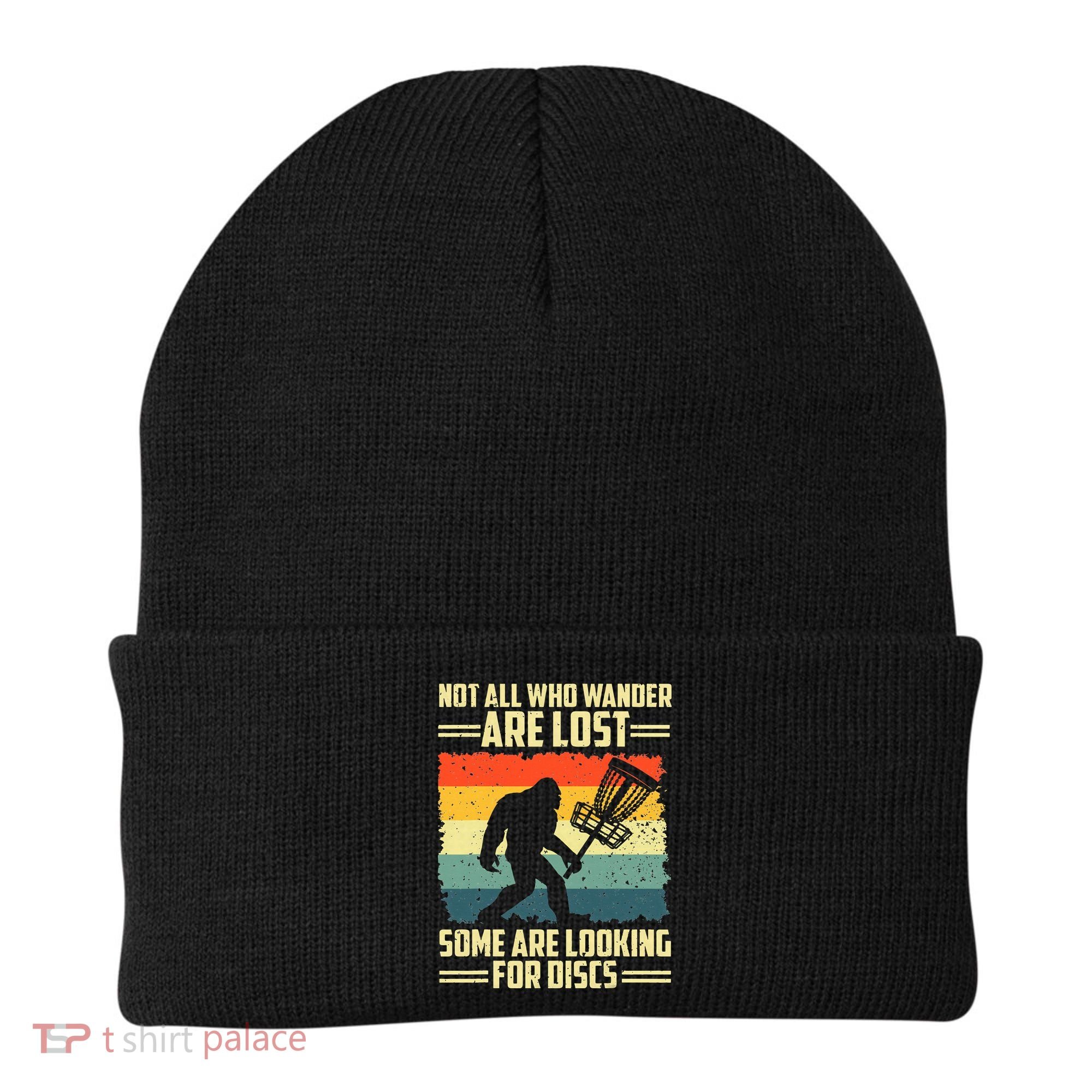 Funny Disc Golf Bigfoot For Disc Golf Players Beanie