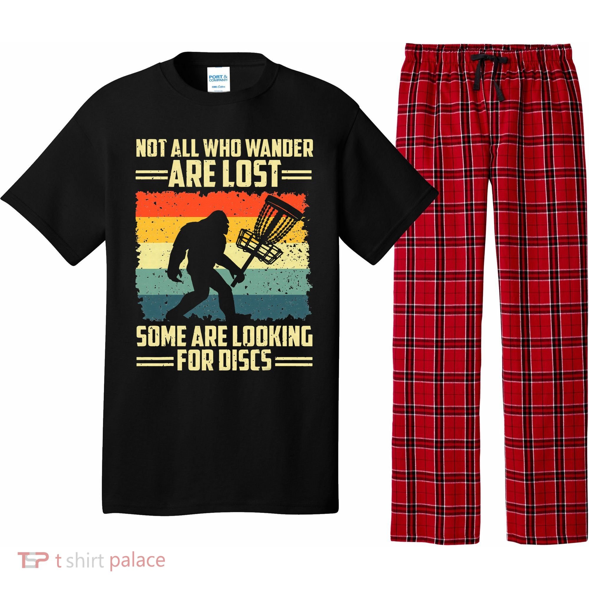 Funny Disc Golf Bigfoot For Disc Golf Players Pajama Set