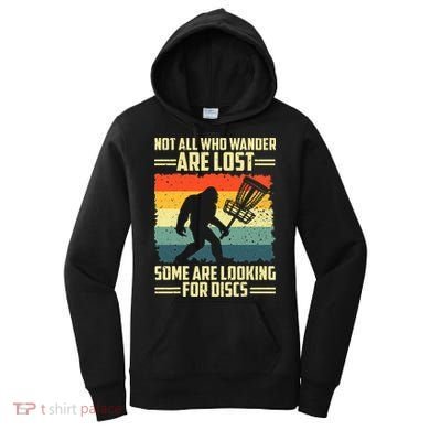 Funny Disc Golf Bigfoot For Disc Golf Players Women's Hoodie