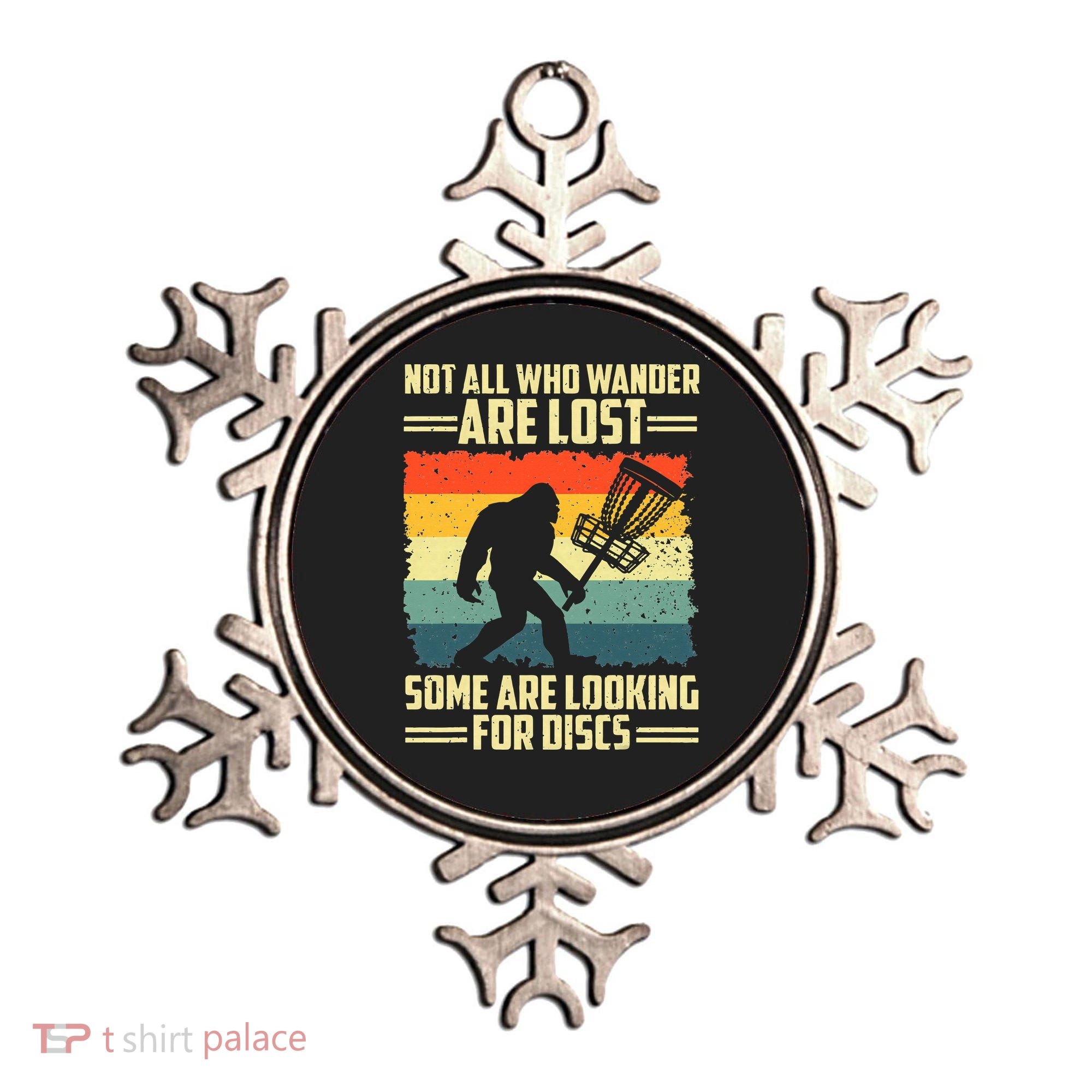 Funny Disc Golf Bigfoot For Disc Golf Players Ornament