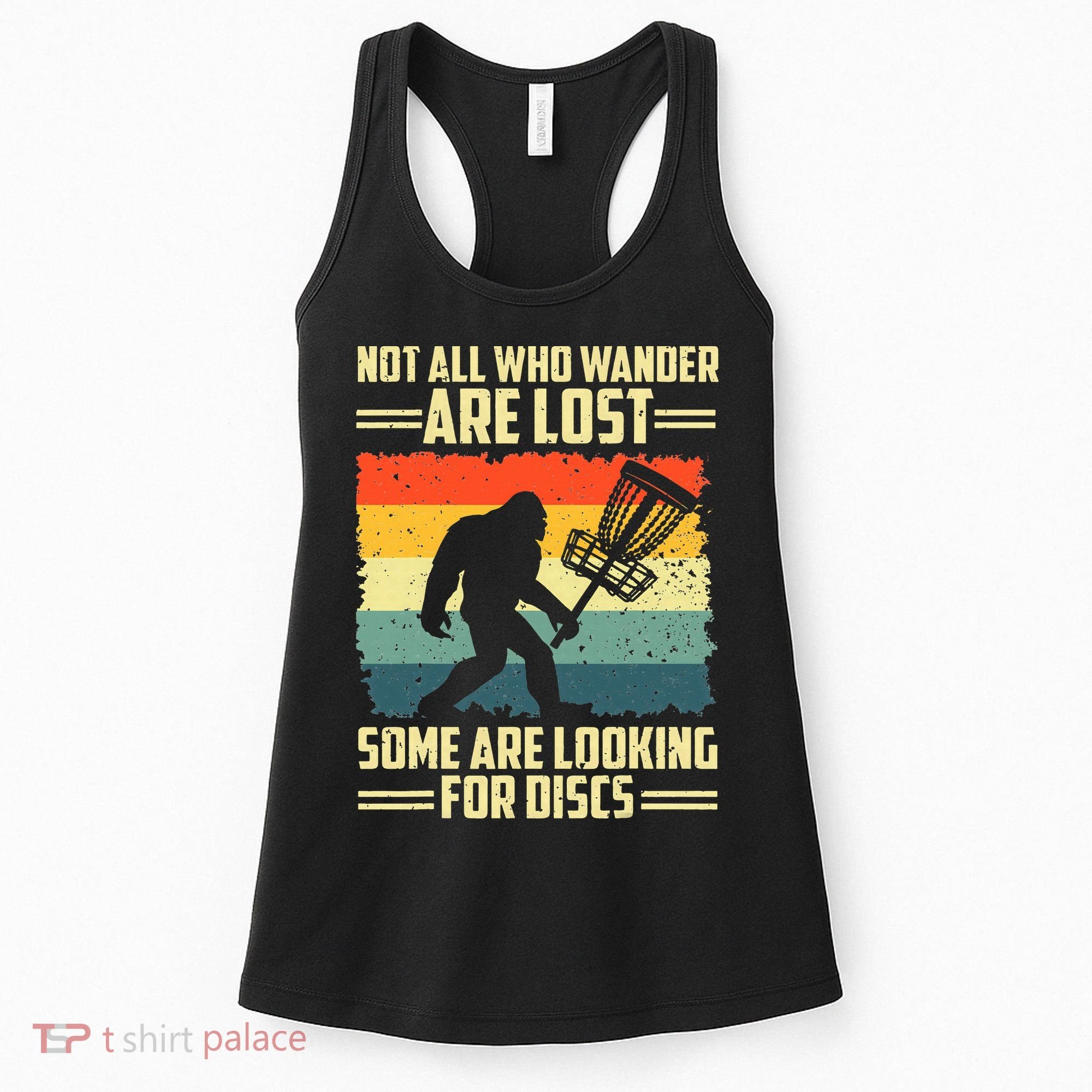 Funny Disc Golf Bigfoot For Disc Golf Players Women's Tank Top