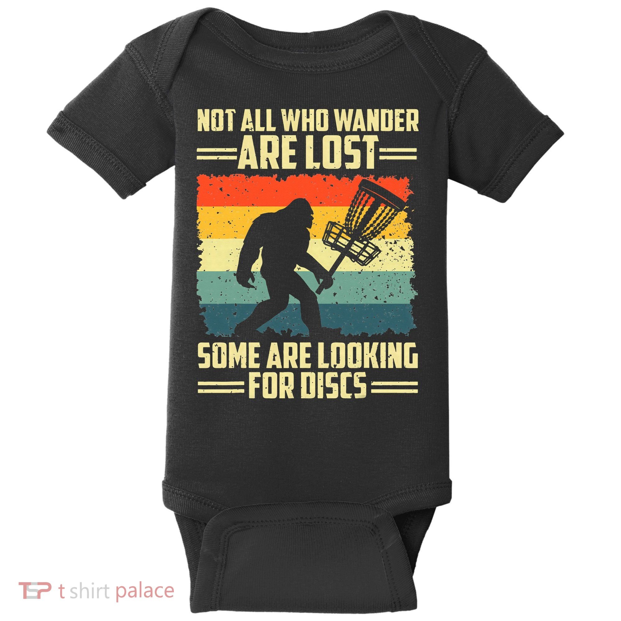 Funny Disc Golf Bigfoot For Disc Golf Players Baby Bodysuit