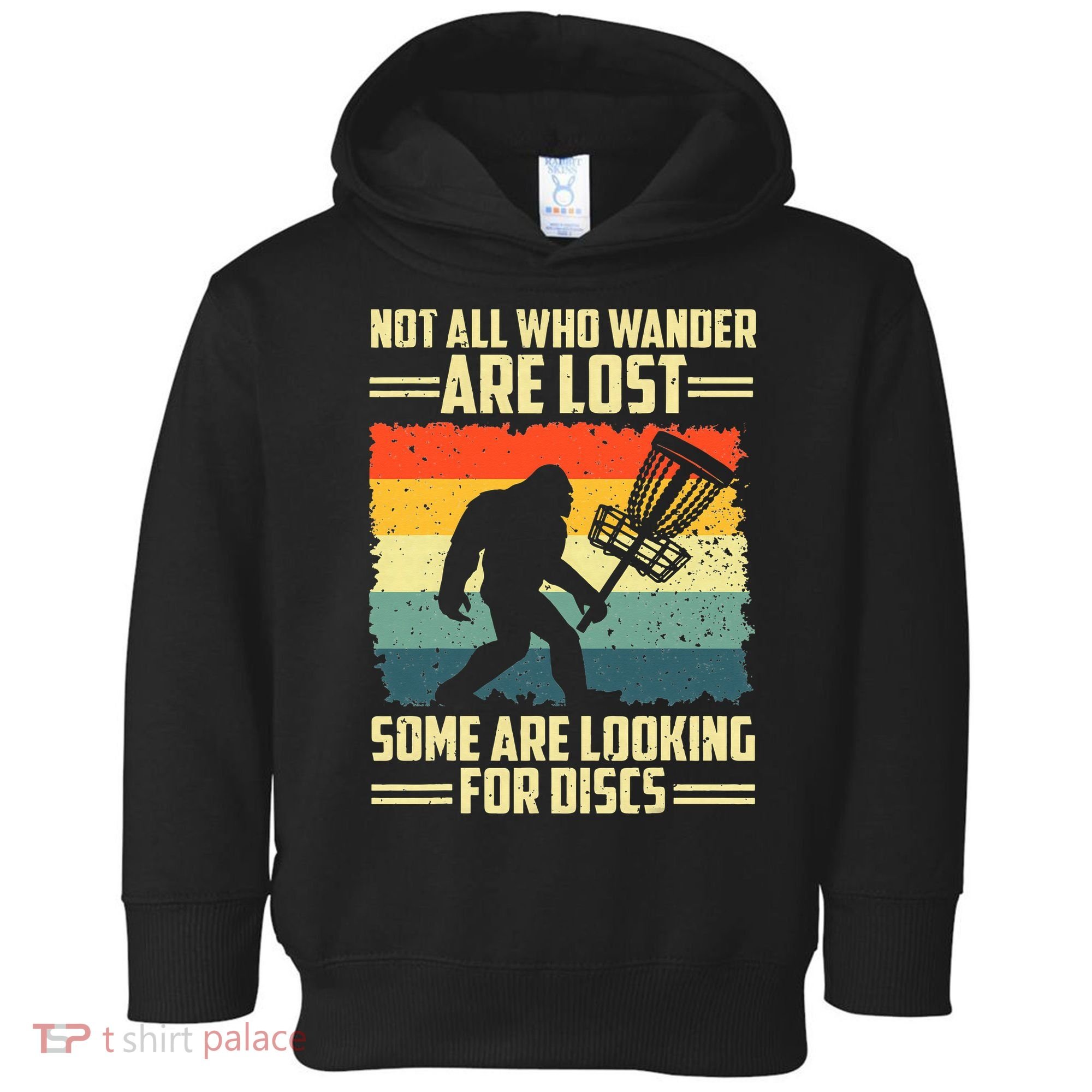 Funny Disc Golf Bigfoot For Disc Golf Players Toddler Hoodie