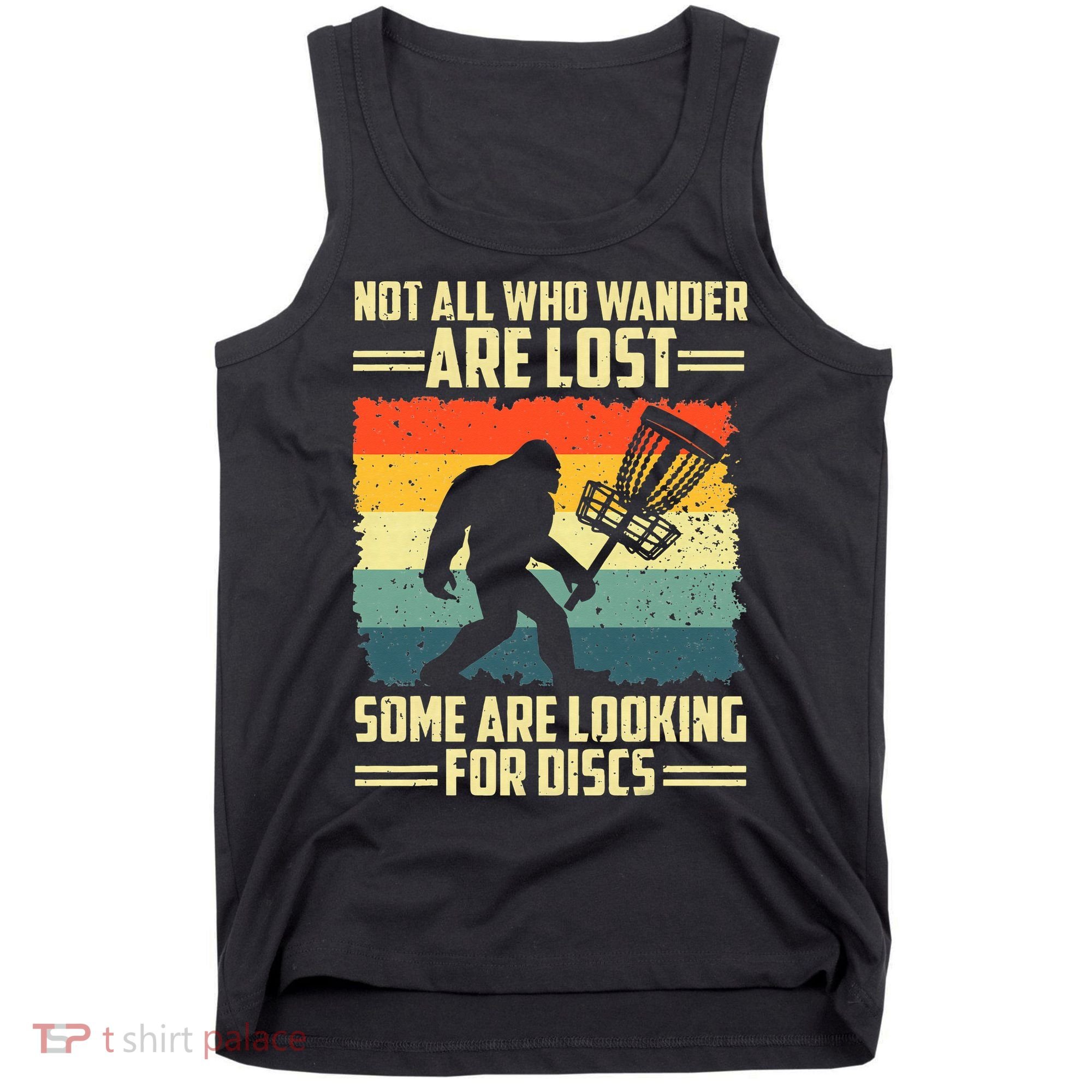 Funny Disc Golf Bigfoot For Disc Golf Players Tank Top