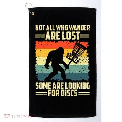 Funny Disc Golf Bigfoot For Disc Golf Players Golf Towel