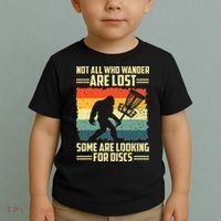 Funny Disc Golf Bigfoot For Disc Golf Players Toddler T-Shirt thumb 2