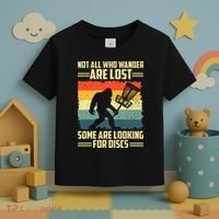 Funny Disc Golf Bigfoot For Disc Golf Players Toddler T-Shirt thumb 3